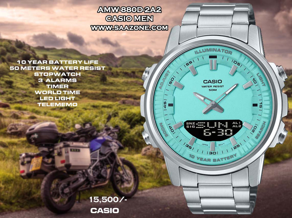 Casio Digital/Analogue Timepiece for Men AMW-880D-2A2VDF