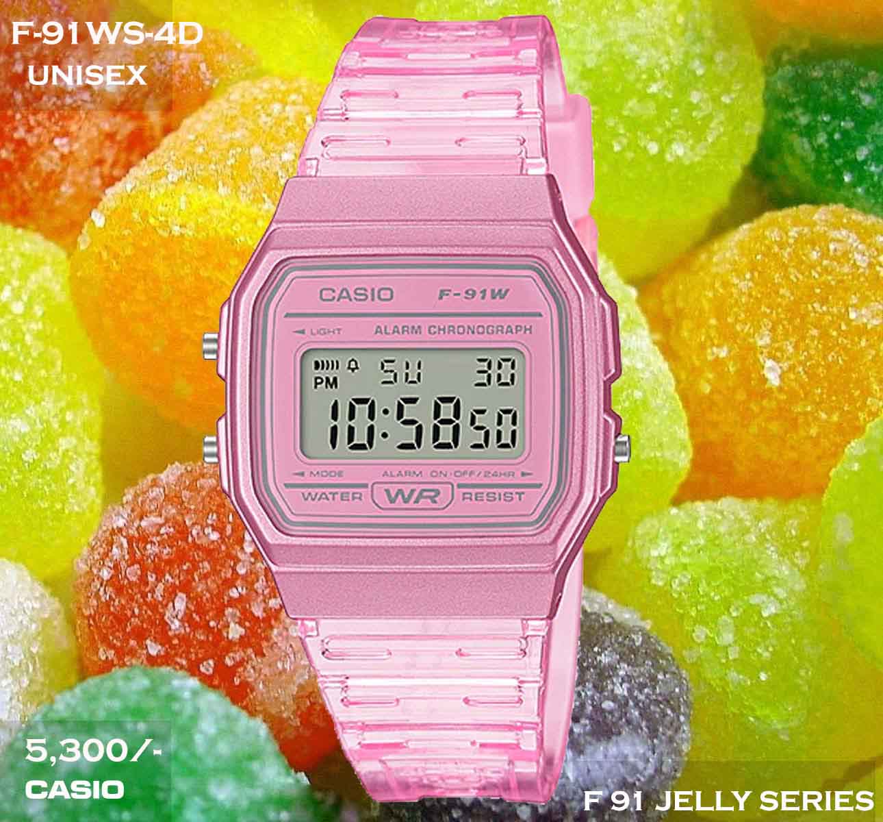 Casio best sale jelly watch