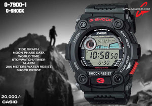 Casio G-SHOCK G-7900-1 TIDEGRAPH