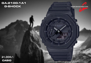 Casio G-SHOCK Black-Out for Men GA-2100-1A1