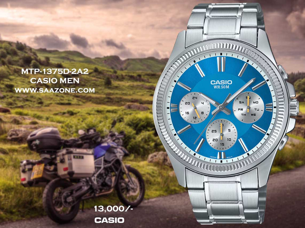 Casio Timepiece for Men MTP-1375D-2A2