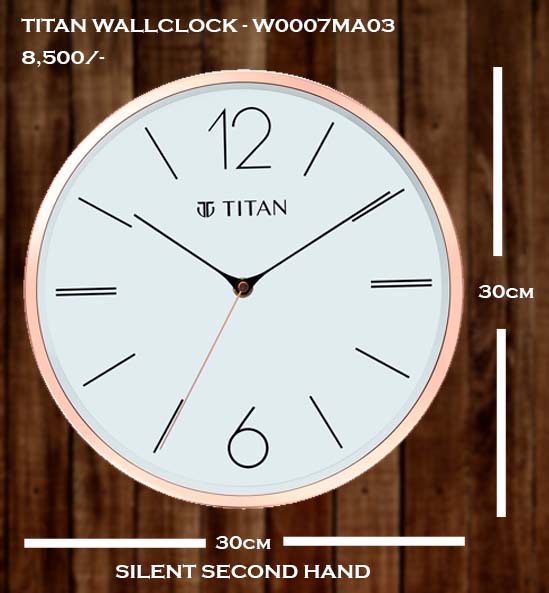 TITAN WALLCLOCK - W0007MA03