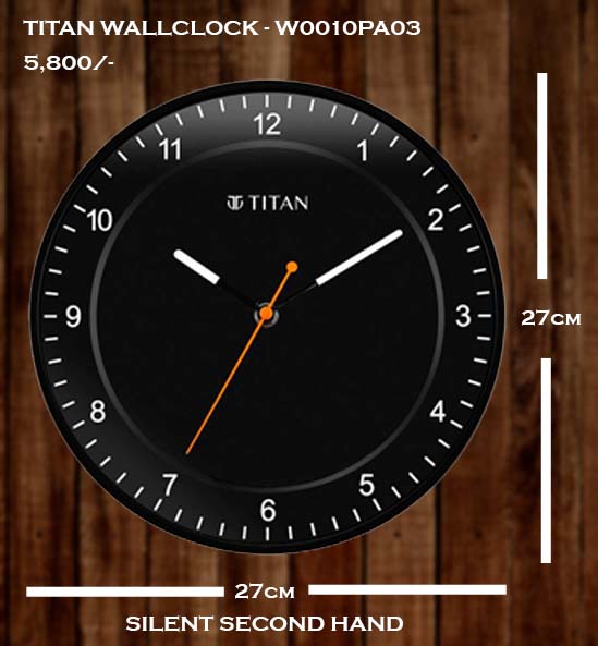 TITAN WALLCLOCK -W0010PA03