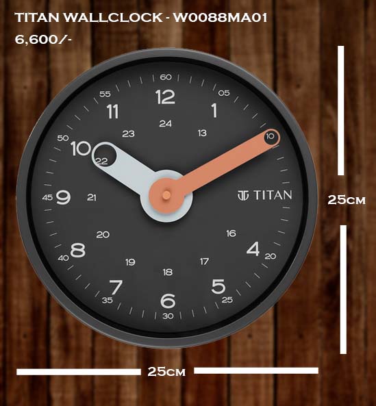 TITAN WALLCLOCK -W0088MA01