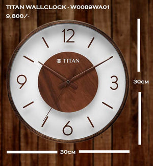 TITAN WALLCLOCK -W0089WA01