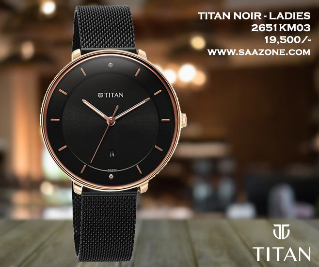 Titan Noir for Ladies - 2651KM03