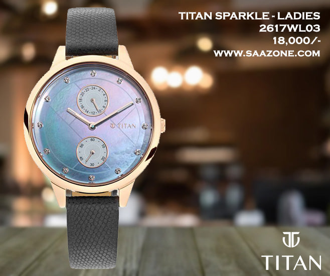 Titan Sparkle for Ladies - 2617WL03
