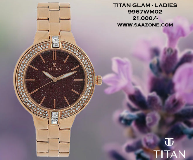 Titan Glam for Ladies - 9967WM02