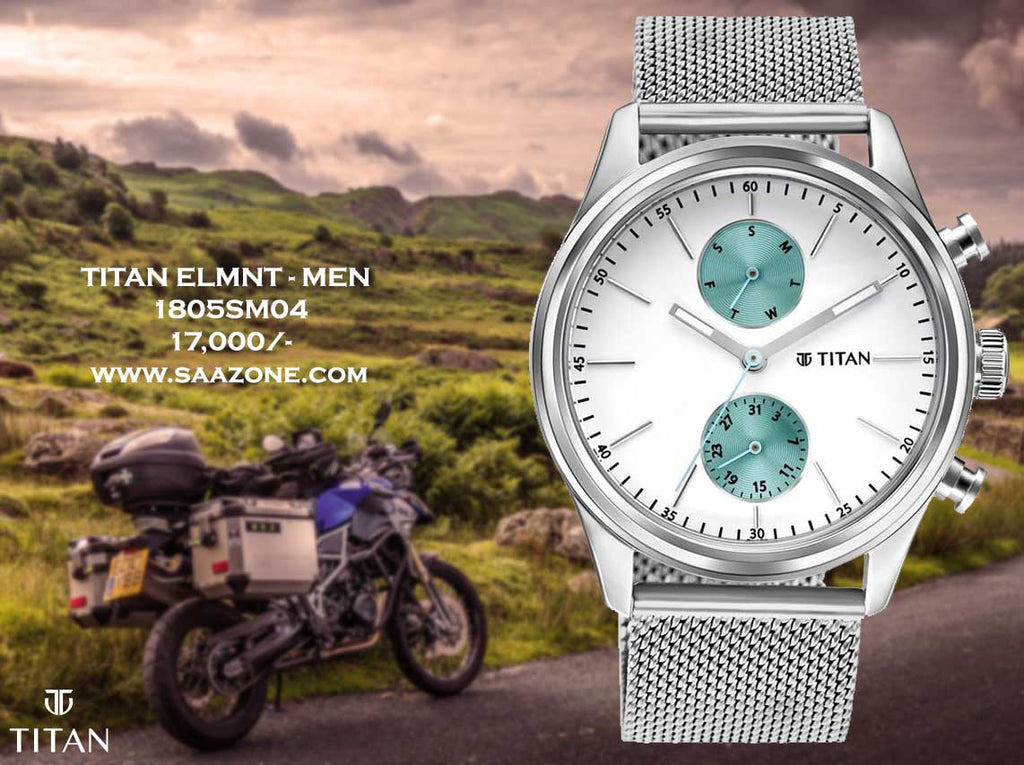 Titan Elmnt for Men - Mesh Band 1805SM04