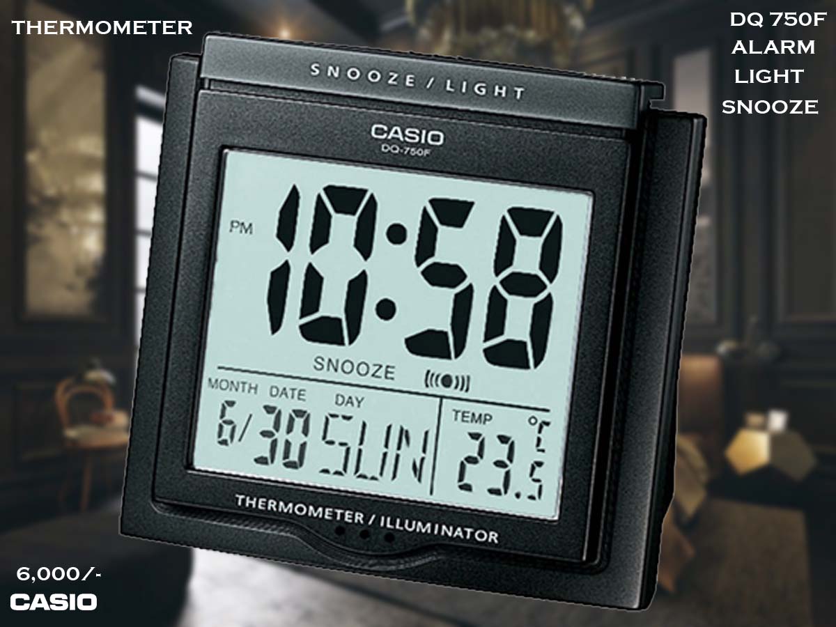 W Casio Alarm Clock DQ 750 saazone kenya