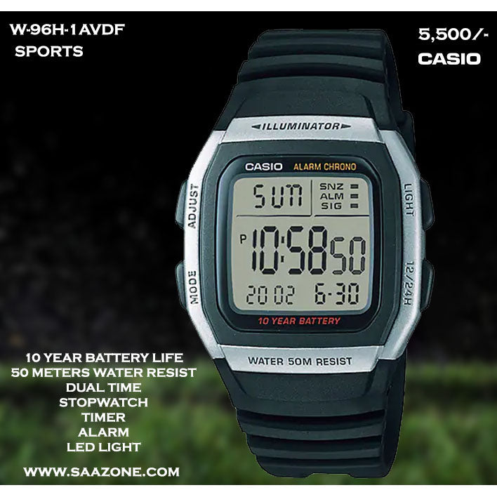 Casio Sport W-96H-1A